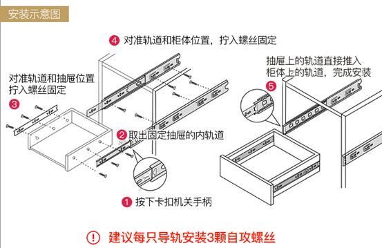 几万家具，抽屉2年坏？滚轮滑轨、三节轨、骑马抽到底哪种好？自己换滑轨这6步必看！2019装修日记013